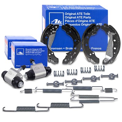 Ate Bremsbackensatz +Zubehör +Radbremszylinder hinten für Audi, Seat, Skoda, VW Ate Bremsbackensatz +Zubehör +Radbremszylinder hinten für Audi, Seat, Skoda, VW von ATE