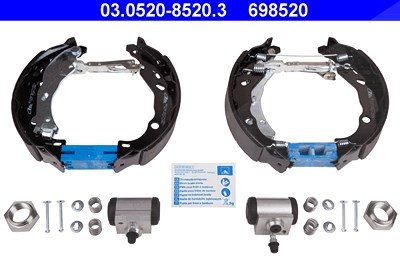 Ate Bremsbackensatz [Hersteller-Nr. 03.0520-8520.3] für Citroën, Peugeot von ATE