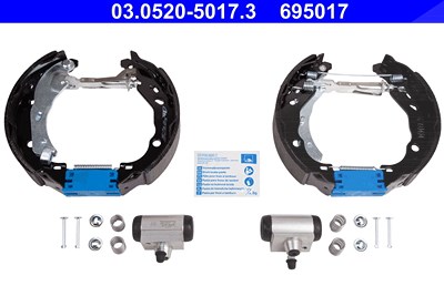 Ate Bremsbackensatz [Hersteller-Nr. 03.0520-5017.3] für Dacia, Renault von ATE