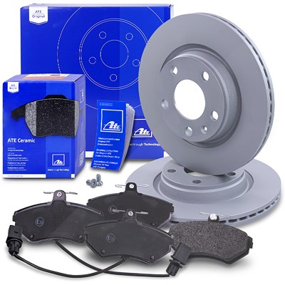 Ate Bremsscheiben+Beläge mit VWK Vorne Belüftet für Audi, Seat, VW Ate Bremsscheiben+Beläge mit VWK Vorne Belüftet für Audi, Seat, VW von ATE
