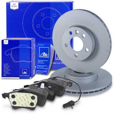 Ate Bremsscheiben+Beläge mit VWK Vorne Belüftet für Ford, Seat, VW Ate Bremsscheiben+Beläge mit VWK Vorne Belüftet für Ford, Seat, VW von ATE