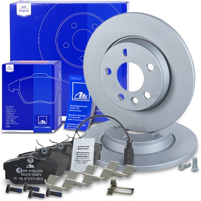Ate Bremsscheiben+Bremsbeläge+VWK Hinten Voll für VW Ate Bremsscheiben+Bremsbeläge+VWK Hinten Voll für VW von ATE