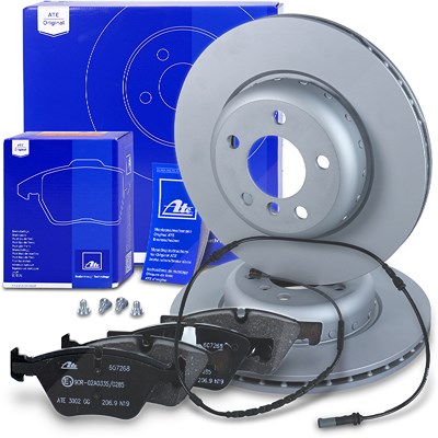 Ate Bremsscheiben+Bremsbeläge+VWK Vorne Belüftet für BMW Ate Bremsscheiben+Bremsbeläge+VWK Vorne Belüftet für BMW von ATE