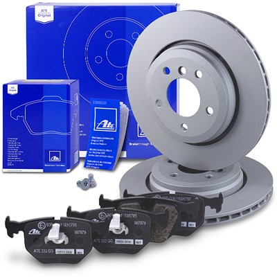 Ate Bremsscheiben+Bremsbeläge Hinterachse Belüftet für BMW Ate Bremsscheiben+Bremsbeläge Hinterachse Belüftet für BMW von ATE