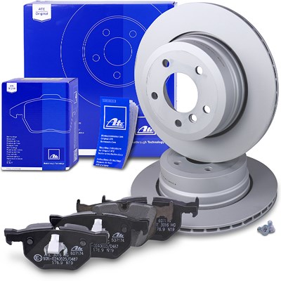 Ate Bremsscheiben+Bremsbeläge Hinterachse Belüftet für BMW Ate Bremsscheiben+Bremsbeläge Hinterachse Belüftet für BMW von ATE