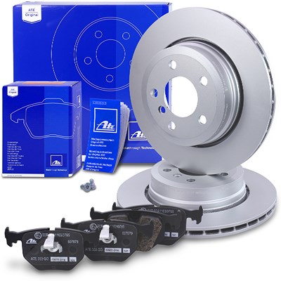 Ate Bremsscheiben+Bremsbeläge Hinterachse Belüftet für BMW Ate Bremsscheiben+Bremsbeläge Hinterachse Belüftet für BMW von ATE