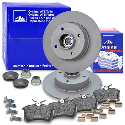Ate Bremsscheiben+Bremsbeläge Hinterachse Voll für Renault Ate Bremsscheiben+Bremsbeläge Hinterachse Voll für Renault von ATE