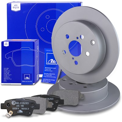 Ate Bremsscheiben+Bremsbeläge Hinterachse Voll für Toyota Ate Bremsscheiben+Bremsbeläge Hinterachse Voll für Toyota von ATE
