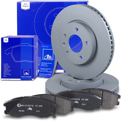 Ate Bremsscheiben+Bremsbeläge Vorderachse Belüftet für Chevrolet, Opel Ate Bremsscheiben+Bremsbeläge Vorderachse Belüftet für Chevrolet, Opel von ATE