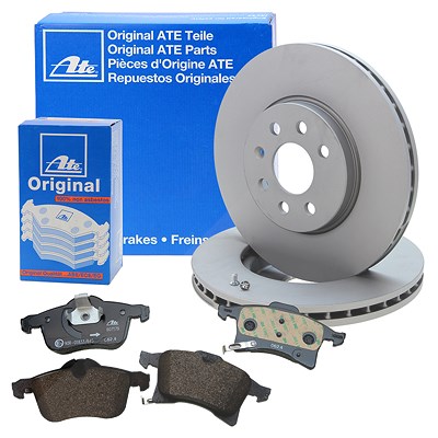 Ate Bremsscheiben+Bremsbeläge Vorderachse Belüftet für Opel, Vauxhall Ate Bremsscheiben+Bremsbeläge Vorderachse Belüftet für Opel, Vauxhall von ATE