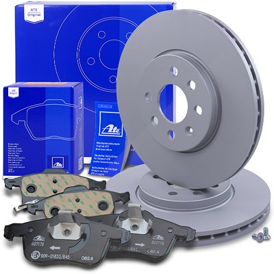 Ate Bremsscheiben+Bremsbeläge Vorderachse Belüftet für Opel, Vauxhall Ate Bremsscheiben+Bremsbeläge Vorderachse Belüftet für Opel, Vauxhall von ATE