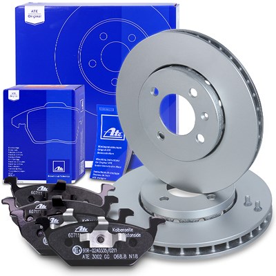 Ate Bremsscheiben +Bremsbeläge vorne für Seat, Skoda, VW Ate Bremsscheiben +Bremsbeläge vorne für Seat, Skoda, VW von ATE