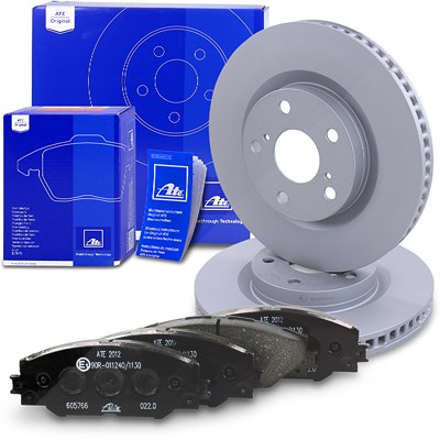 Ate Bremsscheiben+Bremsbeläge Vorderachse Belüftet für Toyota Ate Bremsscheiben+Bremsbeläge Vorderachse Belüftet für Toyota von ATE