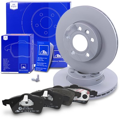 Ate Bremsscheiben+Bremsbeläge Vorderachse Belüftet für VW Ate Bremsscheiben+Bremsbeläge Vorderachse Belüftet für VW von ATE