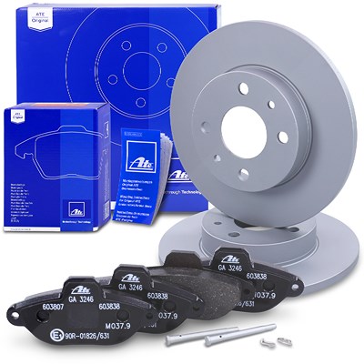 Ate Bremsscheiben+Bremsbeläge Vorderachse Voll für Fiat Ate Bremsscheiben+Bremsbeläge Vorderachse Voll für Fiat von ATE