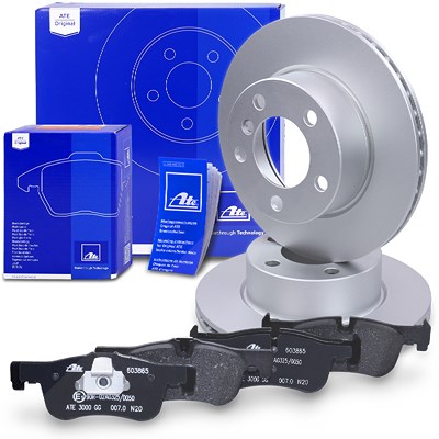 Ate Bremsscheiben +Bremsbeläge vorne für BMW Ate Bremsscheiben +Bremsbeläge vorne für BMW von ATE