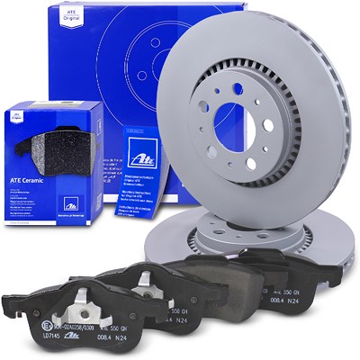 Ate Bremsscheiben+Ceramic Beläge Vorne Belüftet für Volvo Ate Bremsscheiben+Ceramic Beläge Vorne Belüftet für Volvo von ATE