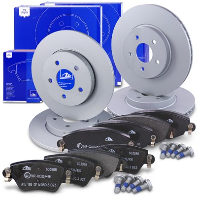 Ate Bremsscheiben + Bremsbeläge Vorne + Hinten für Ford, Jaguar Ate Bremsscheiben + Bremsbeläge Vorne + Hinten für Ford, Jaguar von ATE