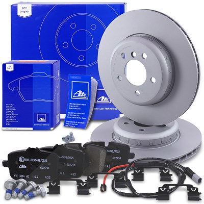 Ate Bremsscheiben +Bremsbeläge +Warnkontakt hinten für BMW Ate Bremsscheiben +Bremsbeläge +Warnkontakt hinten für BMW von ATE