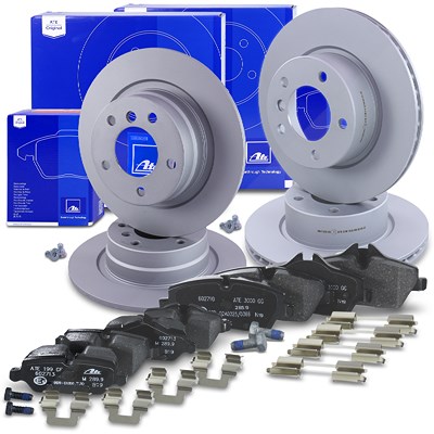 Ate Bremsscheiben +Bremsbeläge vorne+hinten für BMW Ate Bremsscheiben +Bremsbeläge vorne+hinten für BMW von ATE