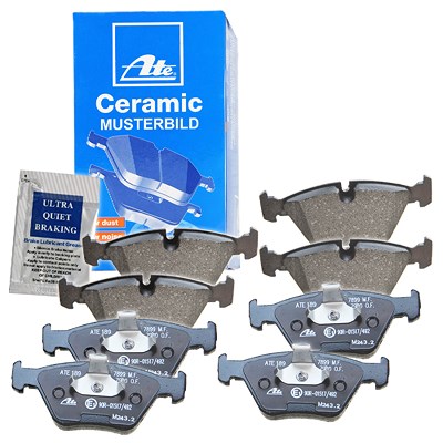 Ate CERAMIC Bremsbelagsatz vorne+hinten für Ford, Mazda, Volvo von ATE