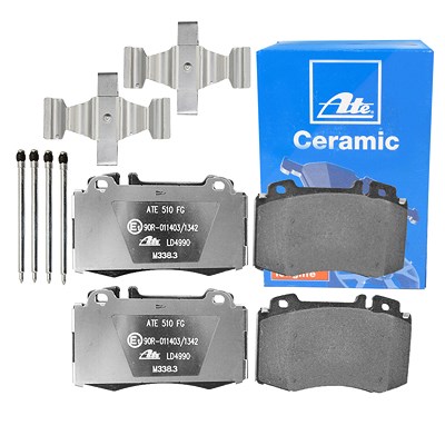 Ate CERAMIC Bremsbelagsatz +Zubehör vorne für Mercedes-Benz von ATE