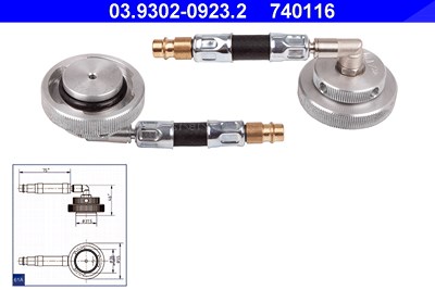 Ate Entlüfterstutzen [Hersteller-Nr. 03.9302-0923.2] von ATE