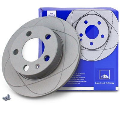 Ate POWERDISC Bremsscheibe voll hinten [Hersteller-Nr. 24.0309-0123.1] für Audi, Seat, Skoda, VW von ATE