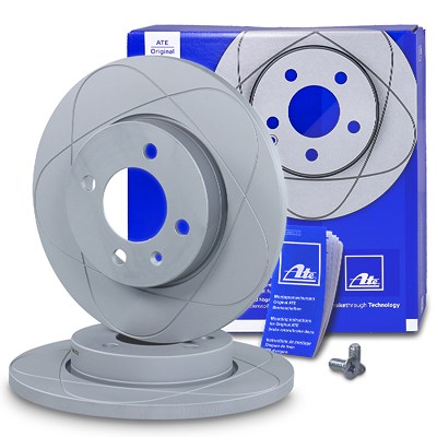 Ate POWERDISC Bremsscheibe voll vorne [Hersteller-Nr. 24.0313-0178.1] für Seat, VW von ATE