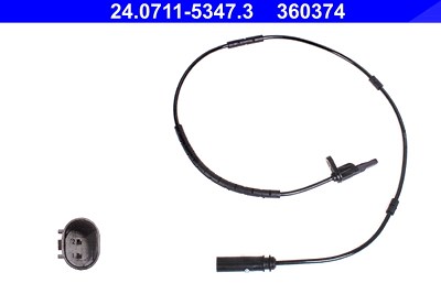 Ate Sensor, Raddrehzahl [Hersteller-Nr. 24.0711-5347.3] für BMW von ATE