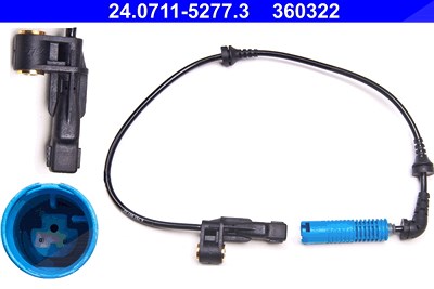 Ate Sensor, Raddrehzahl [Hersteller-Nr. 24.0711-5277.3] für BMW von ATE