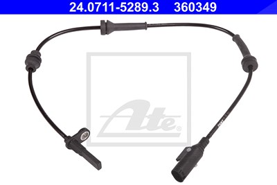 Ate Sensor, Raddrehzahl [Hersteller-Nr. 24.0711-5289.3] für Fiat von ATE