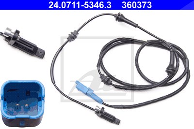 Ate Sensor, Raddrehzahl [Hersteller-Nr. 24.0711-5346.3] für Peugeot von ATE
