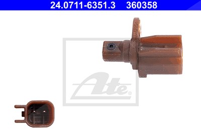 Ate Sensor, Raddrehzahl [Hersteller-Nr. 24.0711-6351.3] für Ford, Volvo von ATE