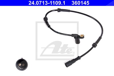 Ate Sensor, Raddrehzahl [Hersteller-Nr. 24.0713-1109.1] für Renault von ATE