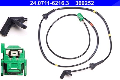 Ate Sensor, Raddrehzahl [Hersteller-Nr. 24.0711-6216.3] für Volvo von ATE