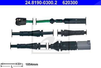 Ate Warnkontakt, Bremsbelagverschleiß [Hersteller-Nr. 24.8190-0300.2] für BMW von ATE