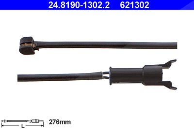 Ate Warnkontakt, Bremsbelagverschleiß [Hersteller-Nr. 24.8190-1302.2] für Daimler, Jaguar von ATE