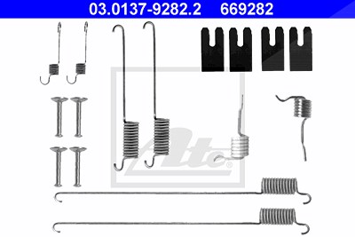 Ate Zubehörsatz, Bremsbacken [Hersteller-Nr. 03.0137-9282.2] für Land Rover von ATE