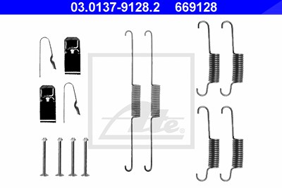 Ate Zubehörsatz, Bremsbacken [Hersteller-Nr. 03.0137-9128.2] für Suzuki von ATE