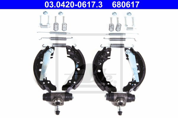Bremsbackensatz Hinterachse ATE 03.0420-0617.3 Bremsbackensatz Hinterachse ATE 03.0420-0617.3 von ATE