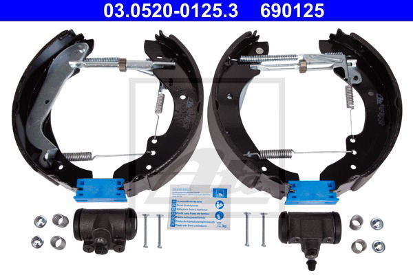 Bremsbackensatz Hinterachse ATE 03.0520-0125.3 von ATE