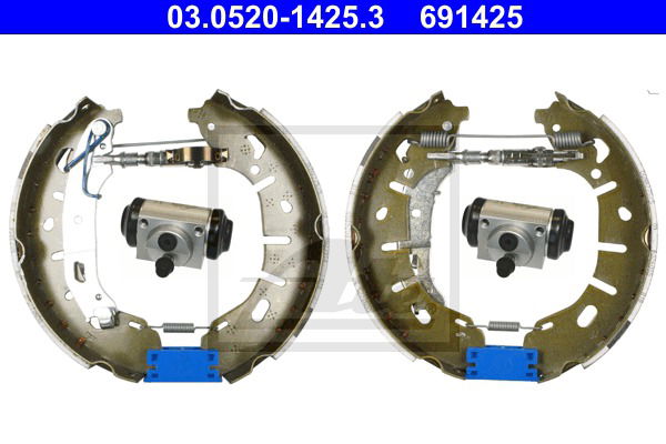 Bremsbackensatz Hinterachse ATE 03.0520-1425.3 von ATE