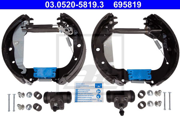 Bremsbackensatz Hinterachse ATE 03.0520-5819.3 Bremsbackensatz Hinterachse ATE 03.0520-5819.3 von ATE