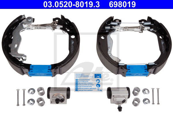 Bremsbackensatz Hinterachse ATE 03.0520-8019.3 von ATE