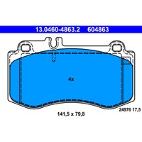 Bremsbelagsatz ATE 13.0460-4863.2, Vorne von Ate