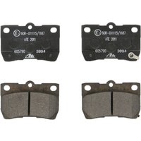 Bremsbelagsatz ATE 13.0460-5790.2, Hinten Bremsbelagsatz ATE 13.0460-5790.2, Hinten von Ate