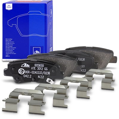 Ate Bremsbelagsatz hinten [Hersteller-Nr. 13.0460-5650.2] für Hyundai, Kia, Ssangyong von ATE