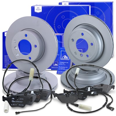 Ate Bremsscheiben +Bremsbeläge +VWK vorne+hinten für BMW Ate Bremsscheiben +Bremsbeläge +VWK vorne+hinten für BMW von ATE