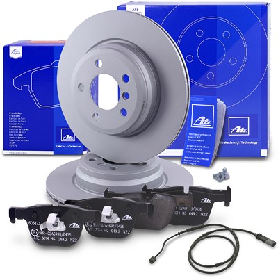 Ate Bremsscheiben +Bremsbeläge +Warnkontakt hinten für BMW Ate Bremsscheiben +Bremsbeläge +Warnkontakt hinten für BMW von ATE